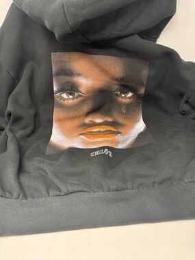 Chloe in pieces tour heavyweight sweat, hoodie black size large preowned